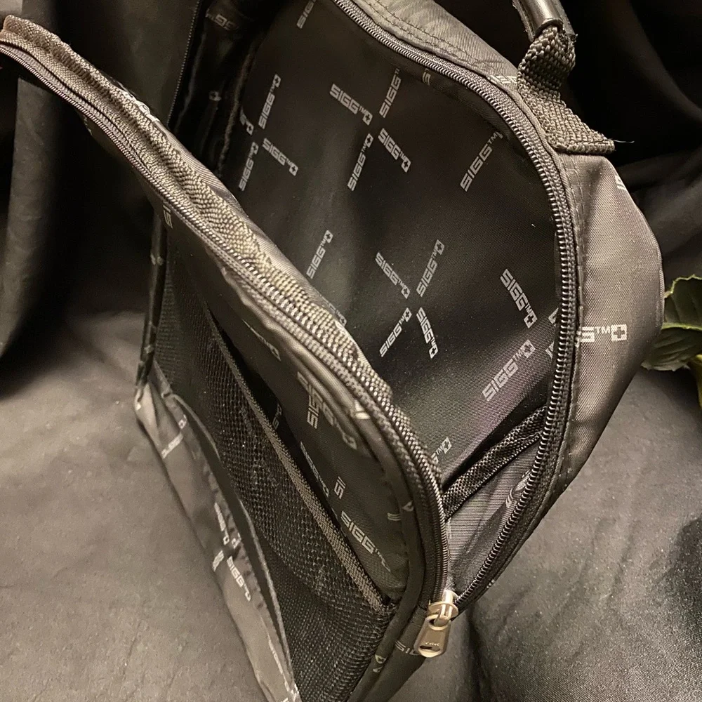SIGG-Swiss, Black Labtop bag, 13” H‎ x 12” W